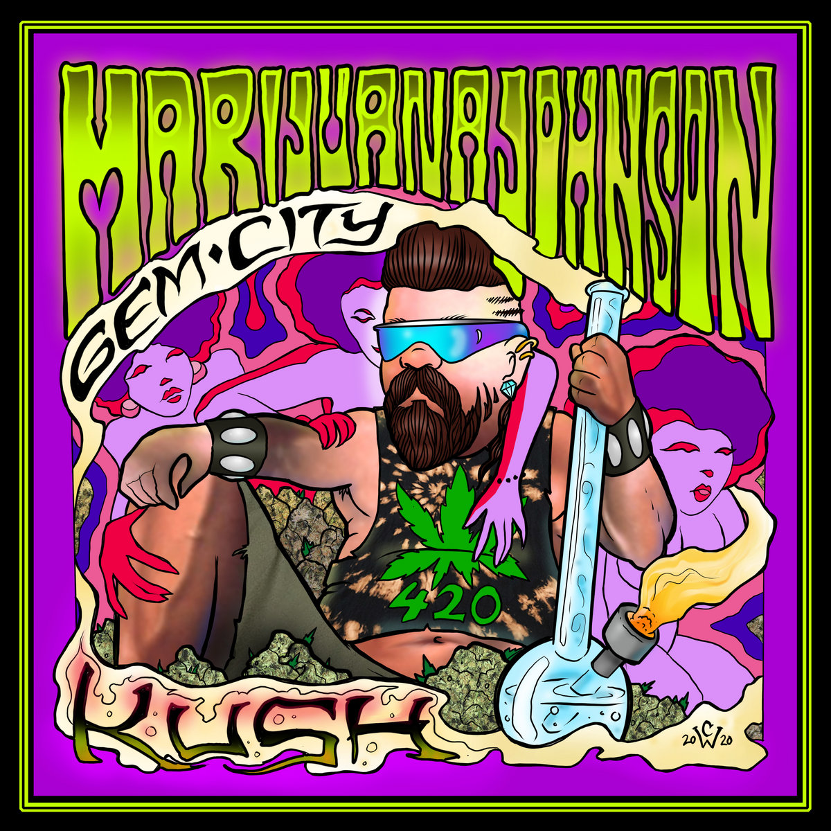 Album Premiere y Reseña: MARIJUANA JOHNSON.- ‘Gem City&nbsp;Kush’